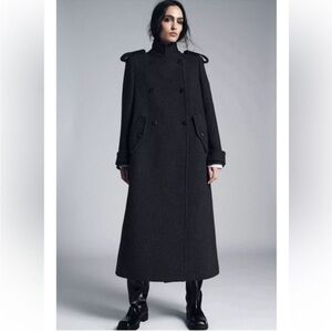 ZARA LONG WOOL COAT